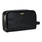 Wolf W Collection Leather Black Washbag 774702 Image 3