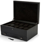 WOLF Watch Box British Racing Black 10pc Storage 792802 Image 1