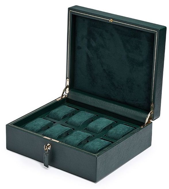 WOLF Watch Box British Racing Green 8pc 792641 Image 1