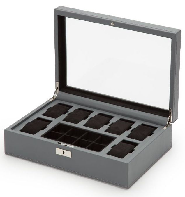 WOLF Watch Box Howard Grey 465265 Image 1