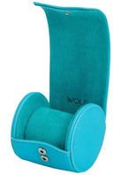WOLF Watch Roll Black Tutti Frutti Turquoise D 680124 Image 1