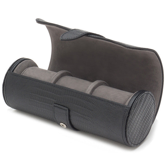 Wolf Watch Roll Blake Black Lizard 305658 Image 1
