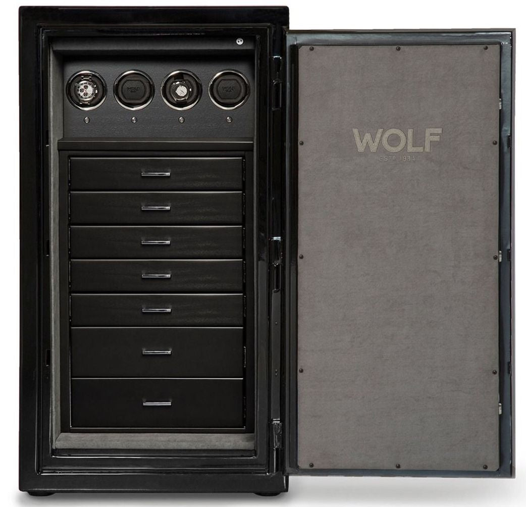 WOLF Watch Safe Atlas 4 Piece Onyx 490464 Image 1