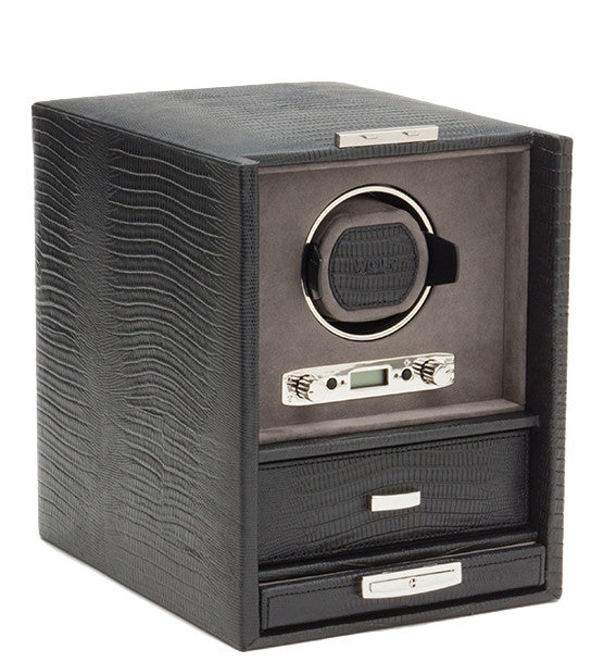 Wolf Watch Winder Blake Single And Storage Black Lizard 460658 Image 1