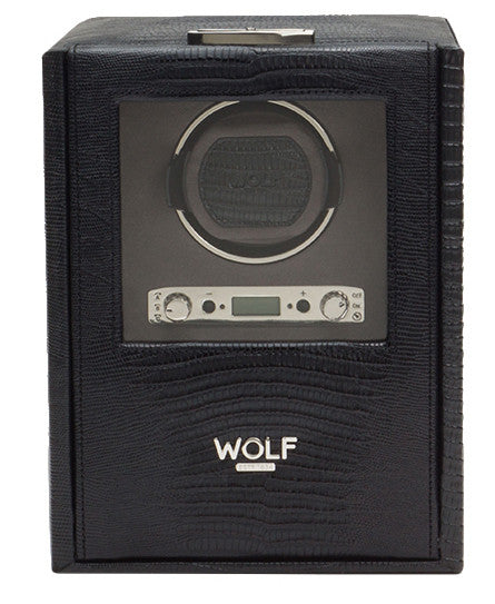 Wolf Watch Winder Blake Single And Storage Black Lizard 460658 Image 3