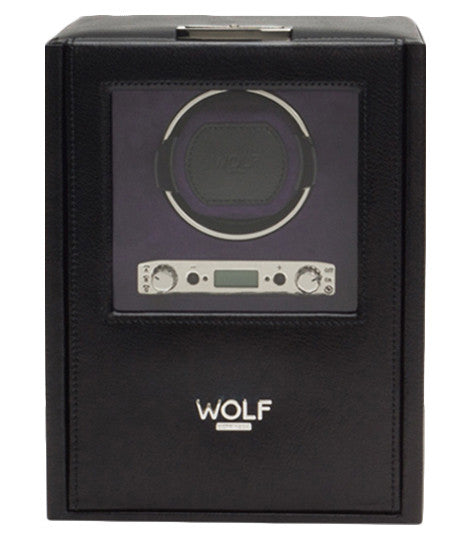 WOLF Watch Winder Blake Single And Storage Black Pebble 460628 Image 3