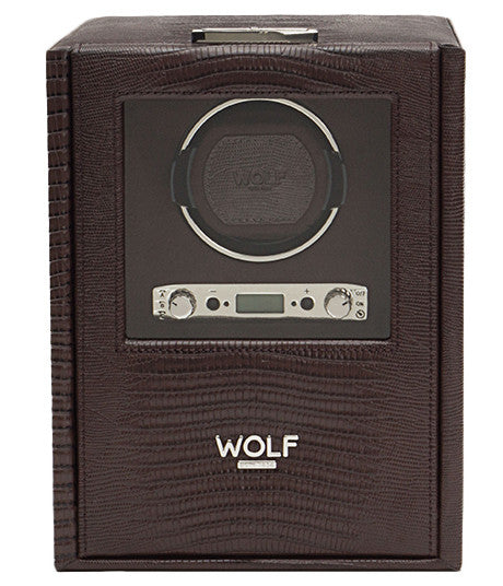 Wolf Watch Winder Blake Single And Storage Brown Lizard 460695 Image 3