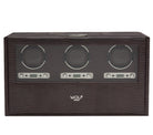 Wolf Watch Winder Blake Triple Storage And Travel Case Brown Lizard 460895 Image 3