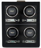 WOLF Watch Winder British Racing Black 4pc 793002 Image 3