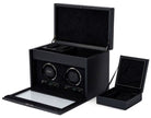 WOLF Watch Winder British Racing Black Double Storage 792202 Image 3