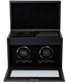 WOLF Watch Winder British Racing Black Double Storage 792202 Image 6