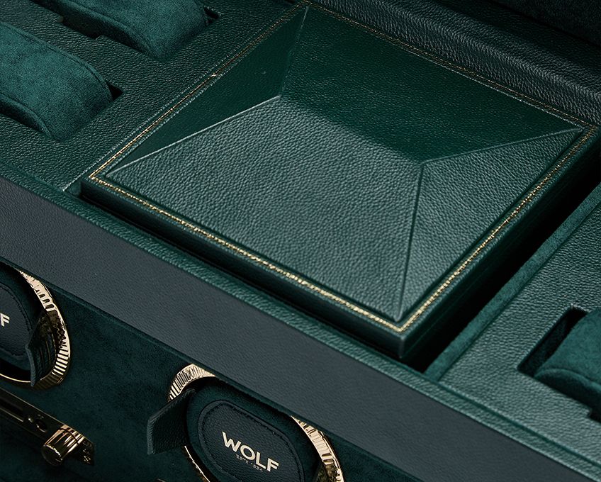 WOLF Watch Winder British Racing Green Triple 792341 Image 6