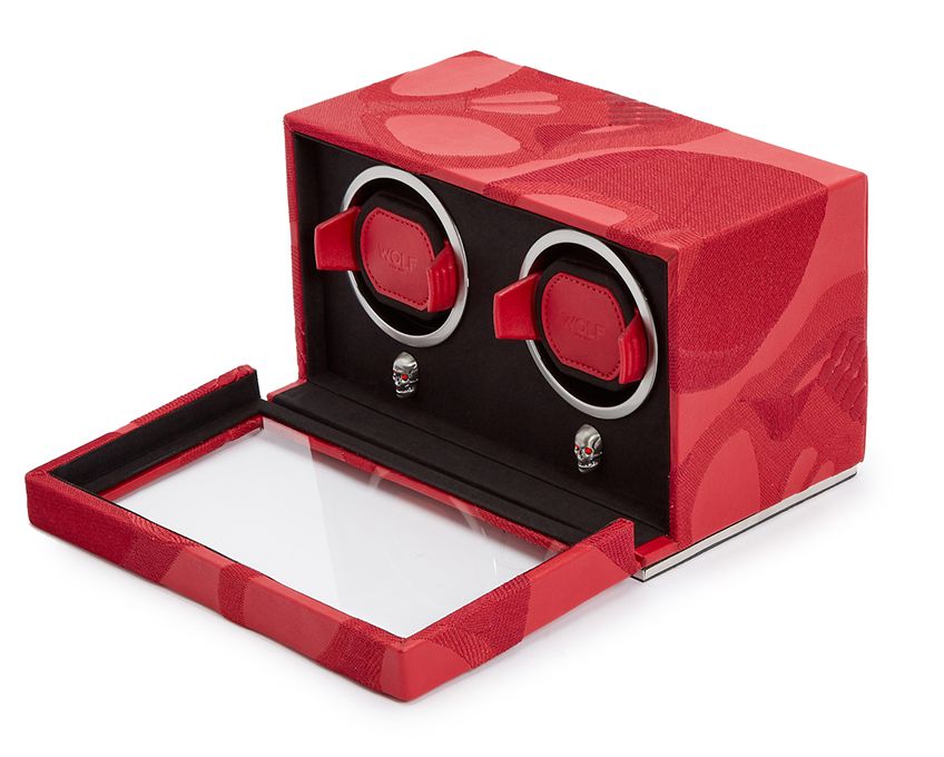WOLF Watch Winder Cub Memento Mori Double Red 493272 Image 1