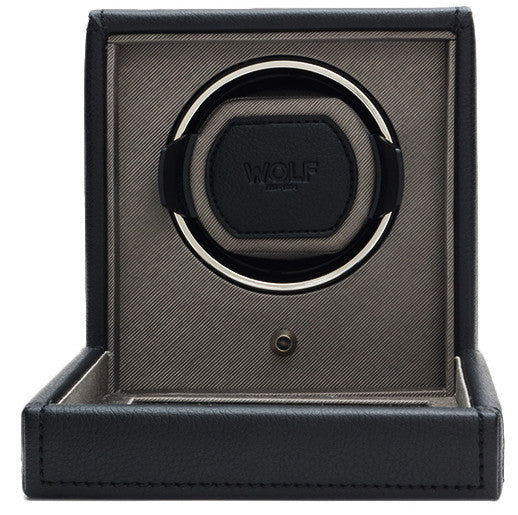 WOLF Watch Winder Cubs Single With Cover Black 461103 Image 2