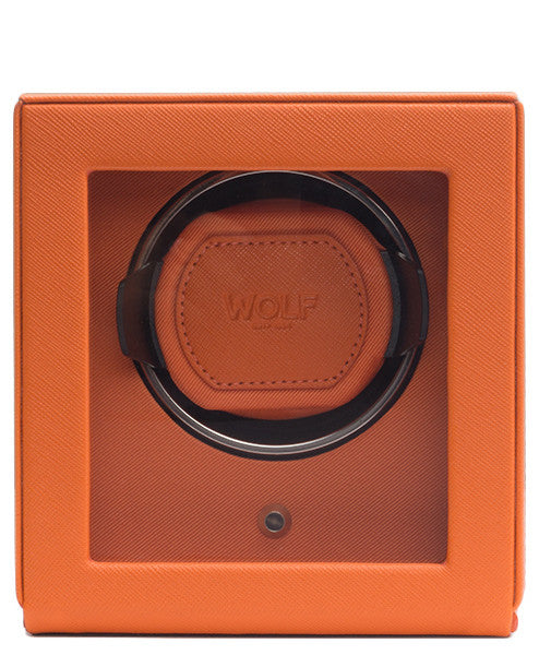 WOLF Watch Winder Cubs Single With Cover Orange 461139 Image 1
