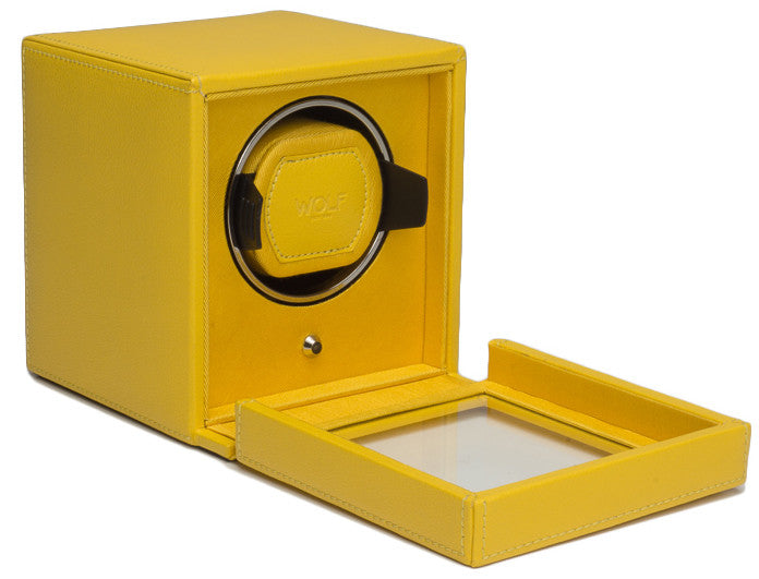 WOLF Watch Winder Cubs Single With Cover Yellow 461192 Image 4