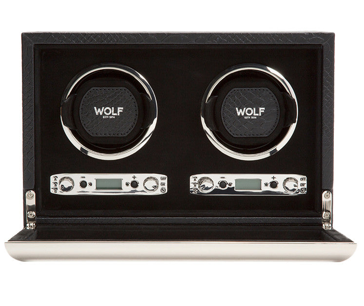 Wolf Watch Winder Exotic Double Black 461820 Image 3