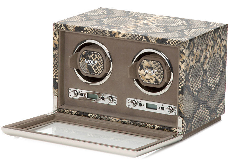 WOLF Watch Winder Exotic Double Tan 461822 Image 2