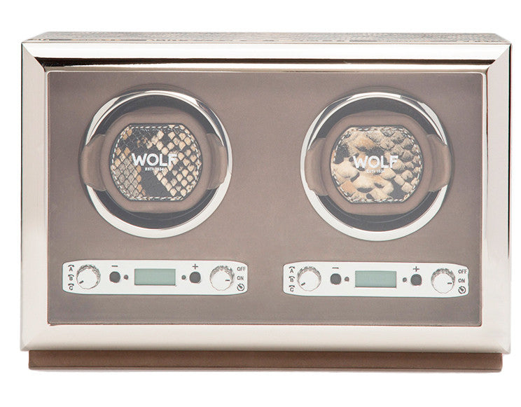 WOLF Watch Winder Exotic Double Tan 461822 Image 4