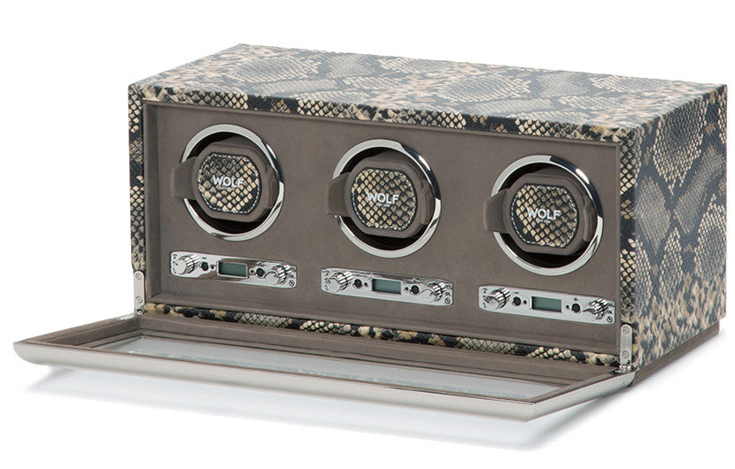 WOLF Watch Winder Exotic Triple Tan 461922 Image 2