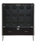 WOLF Watch Winder Regent 12 Piece Cabinet Matt Zebra Black 468040 Image 1