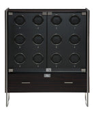 WOLF Watch Winder Regent 12 Piece Cabinet Matt Zebra Black 468040 Image 1