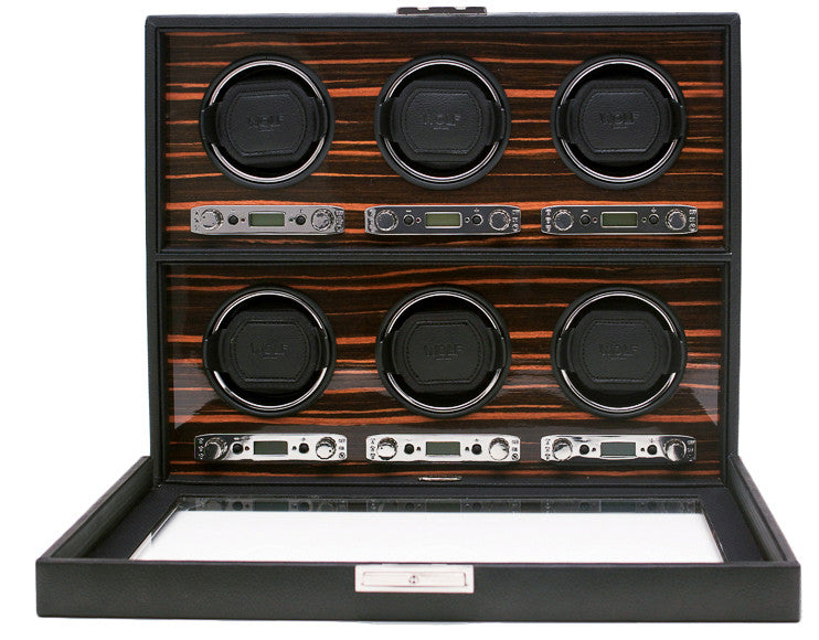 WOLF Watch Winder Roadster 6pc 459256 Image 2