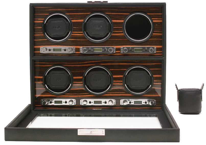 WOLF Watch Winder Roadster 6pc 459256 Image 3