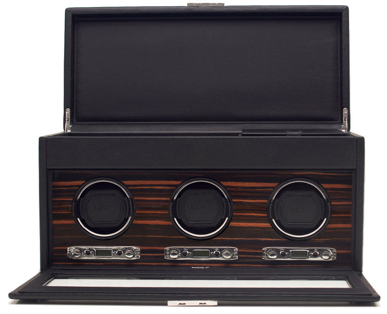 WOLF Watch Winder Roadster Triple Storage And Travel Case 457356 Image 2