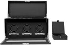 WOLF Watch Winder Savoy Triple Storage And Travel Case Black 454770 Image 3