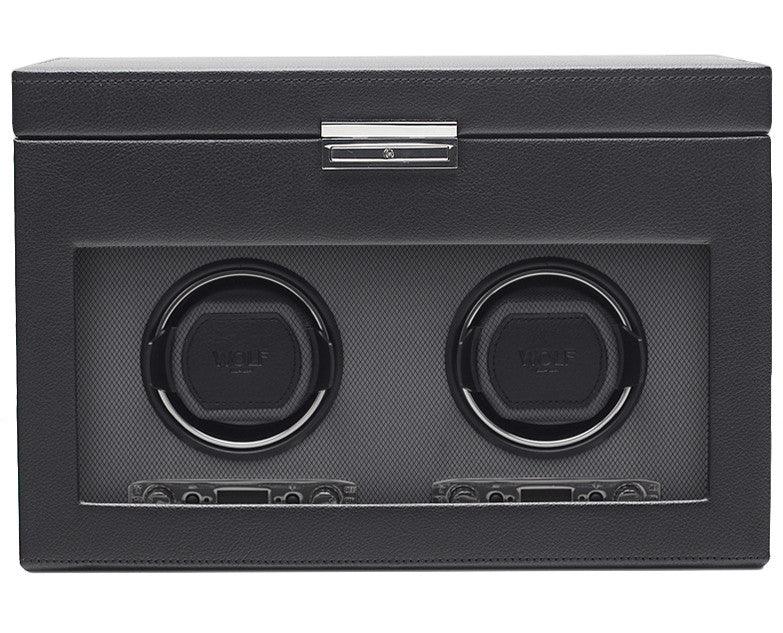 WOLF Watch Winder Viceroy Double Storage And Travel Case 456202 Image 1