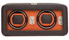 Wolf Watch Winder Windsor Double With Cover Brown/Orange 452606 Image 1