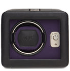 Wolf Watch Winder Windsor Single With Cover Black/Purple 452503 Image 1