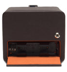 WOLF Watch Winder Windsor Single With Cover Brown/Orange D 452506 Image 3