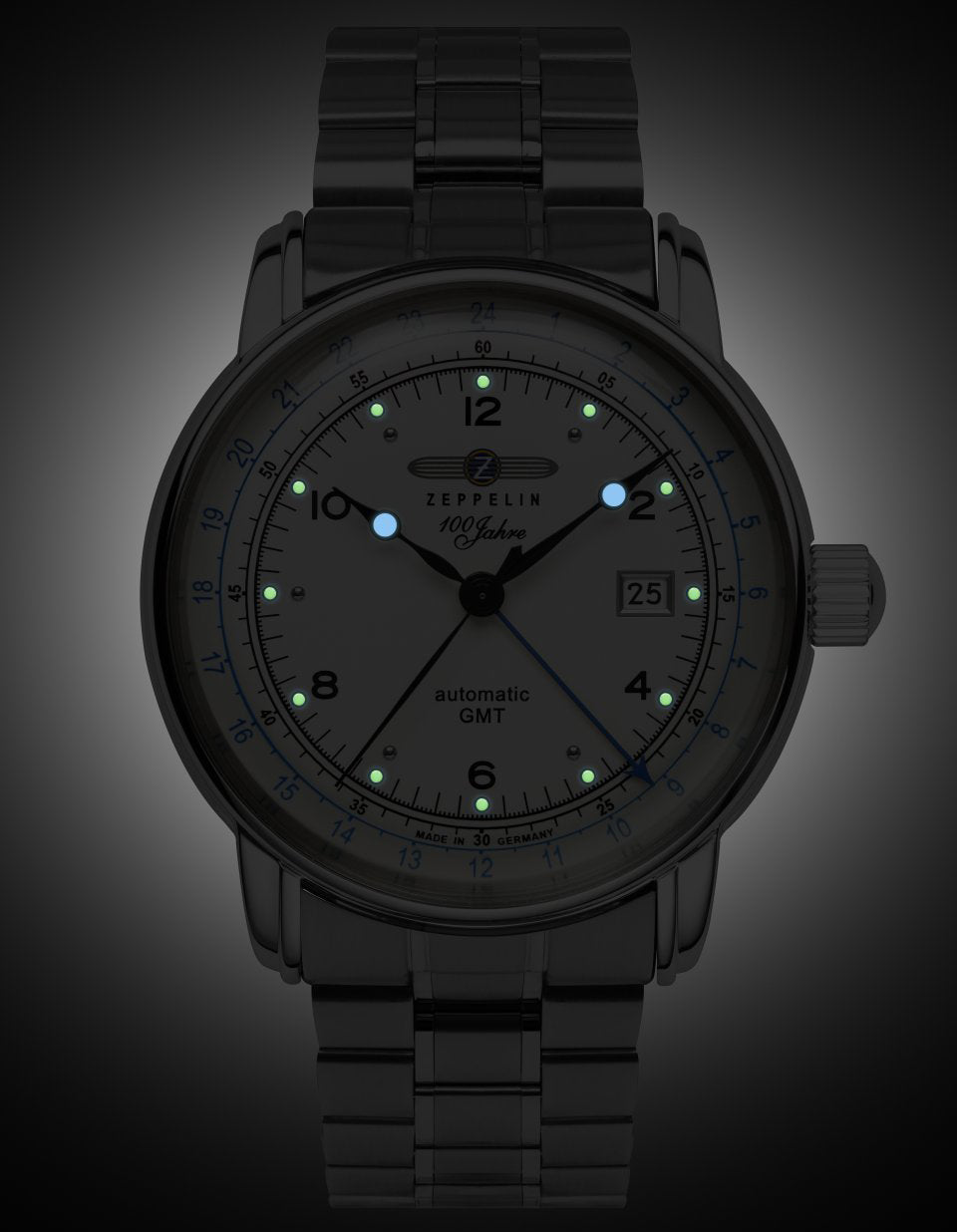 Zeppelin 100 Years Zeppelin Automatic GMT Watch 8666MB1 Image 2