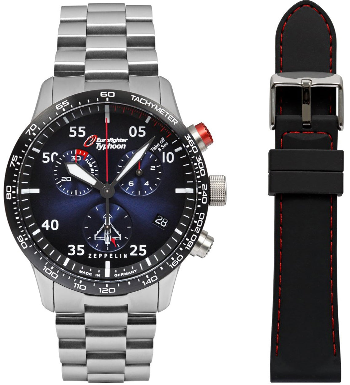 Zeppelin Eurofighter Mens Watch D 7298M3 Set Image 1
