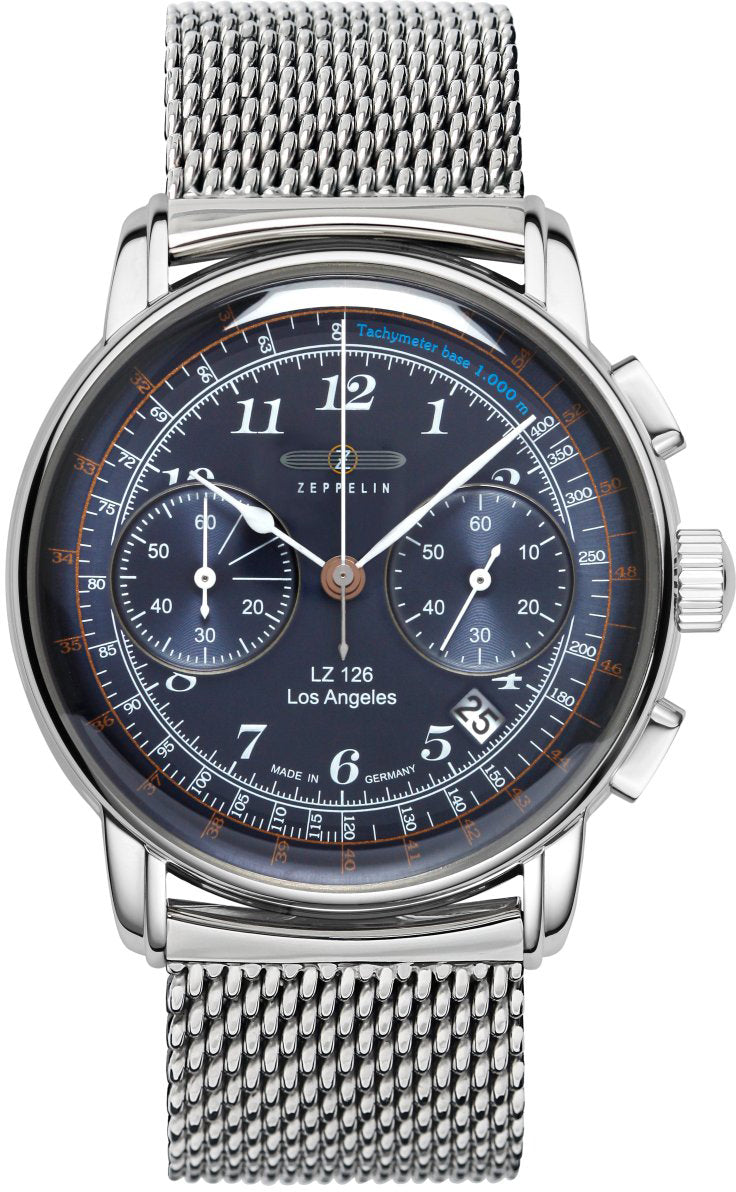 Zeppelin LZ 126 Los Angeles Quartz Chronograph Watch 7614M3 Image 1