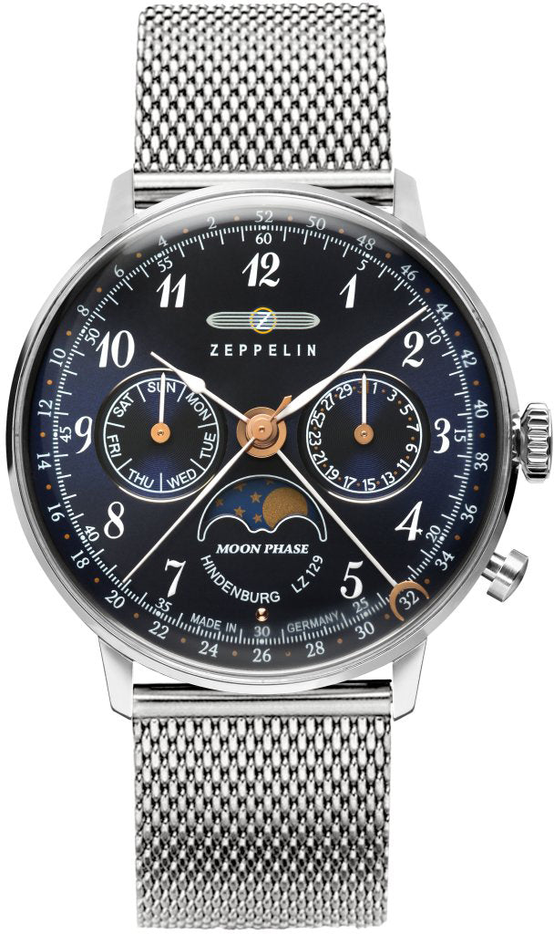 Zeppelin LZ 129 Hindenburg Moonphase Ladies Watch 7037M3 Image 1