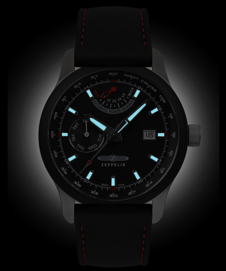 Zeppelin Night Cruise Automatic Watch 72622 Image 2