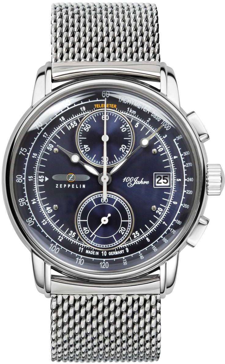 Zeppelin Watch 100 Years Zeppelin ED. 1 Mens 8670M3 Image 1