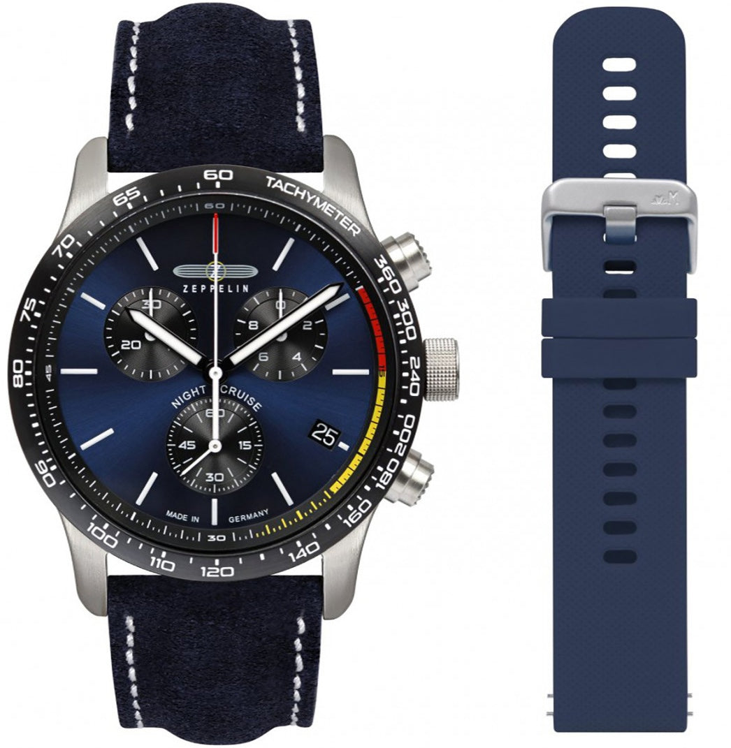 Zeppelin Watch Night Cruise Men 72883 Set Image 1