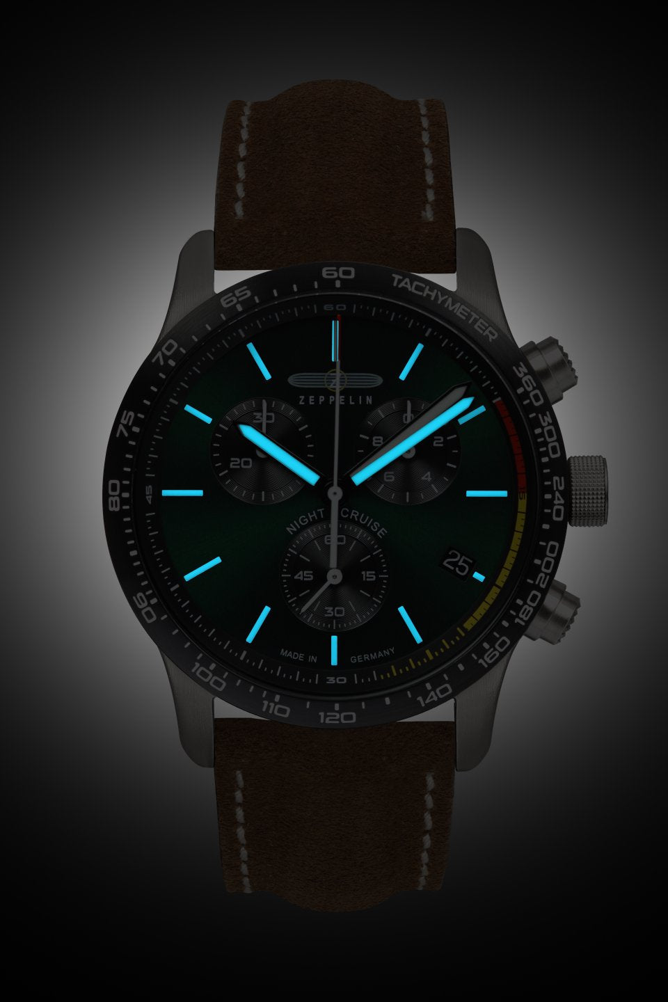 Zeppelin Watch Night Cruise Men 72884 Set Image 2