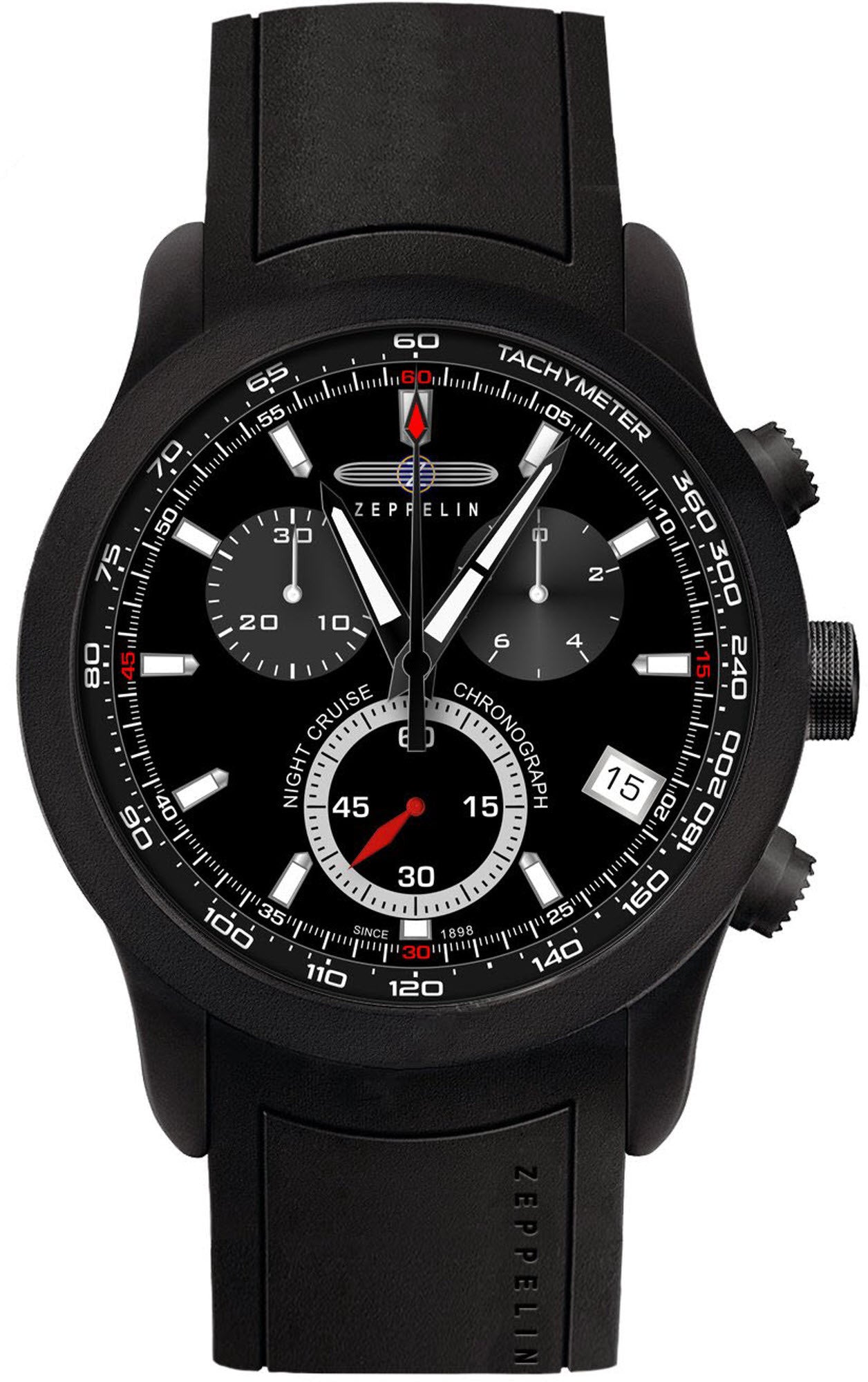 Zeppelin Watch Night Cruise Mens 72902 Image 1